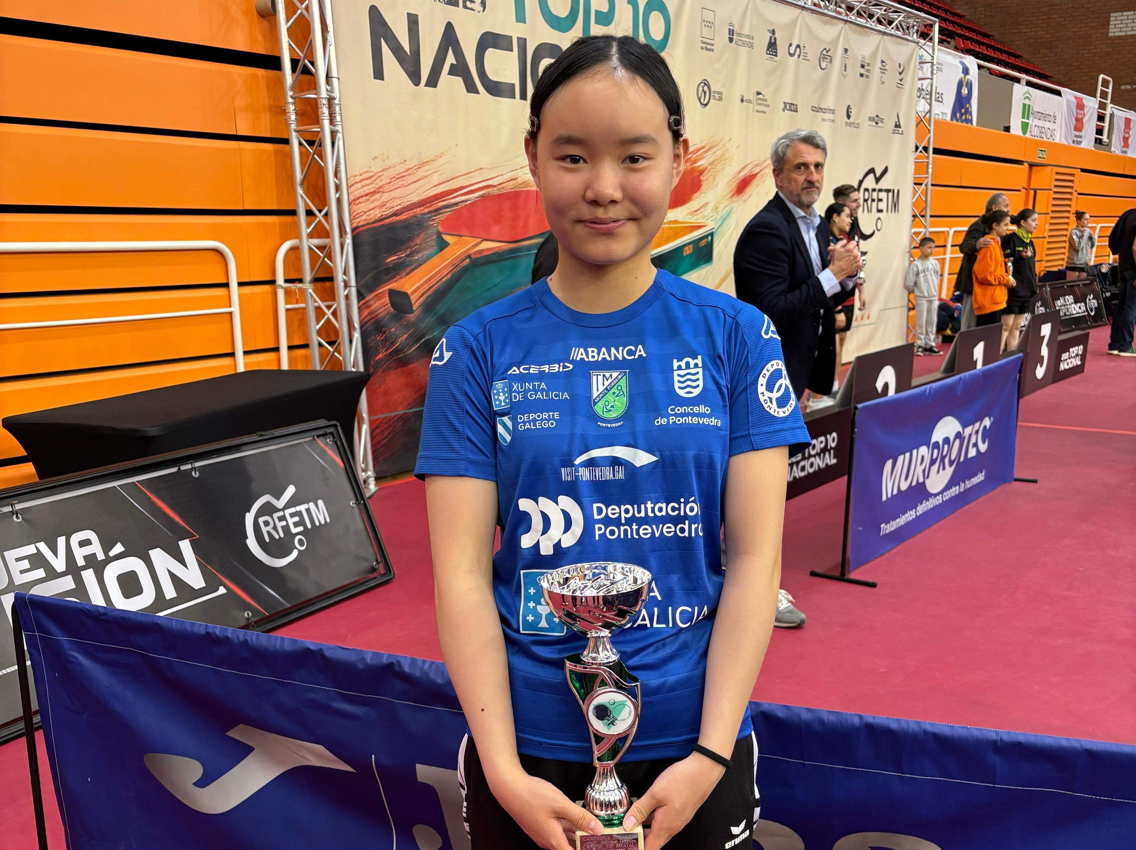 Jiaqi Guo, tras vencer en el Top-10 Estatal en Alcobendas