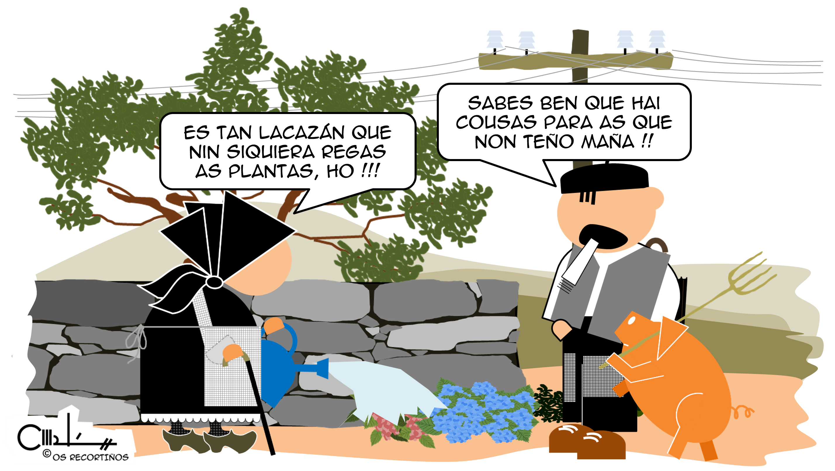 Os Recortiños non ter maña