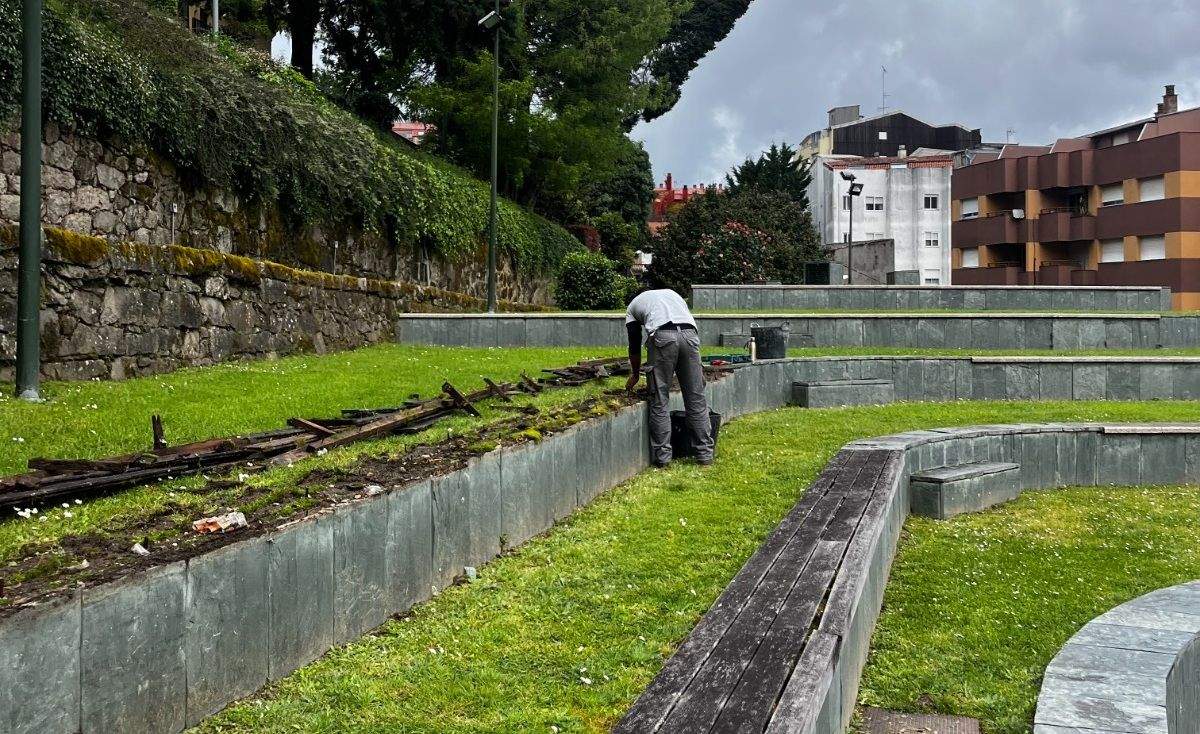 Trabajos de mantenimiento en la Finca de Briz