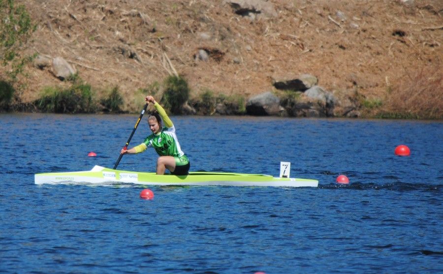 Jenifer Casal, na proba de C-1 200 na Copa de España