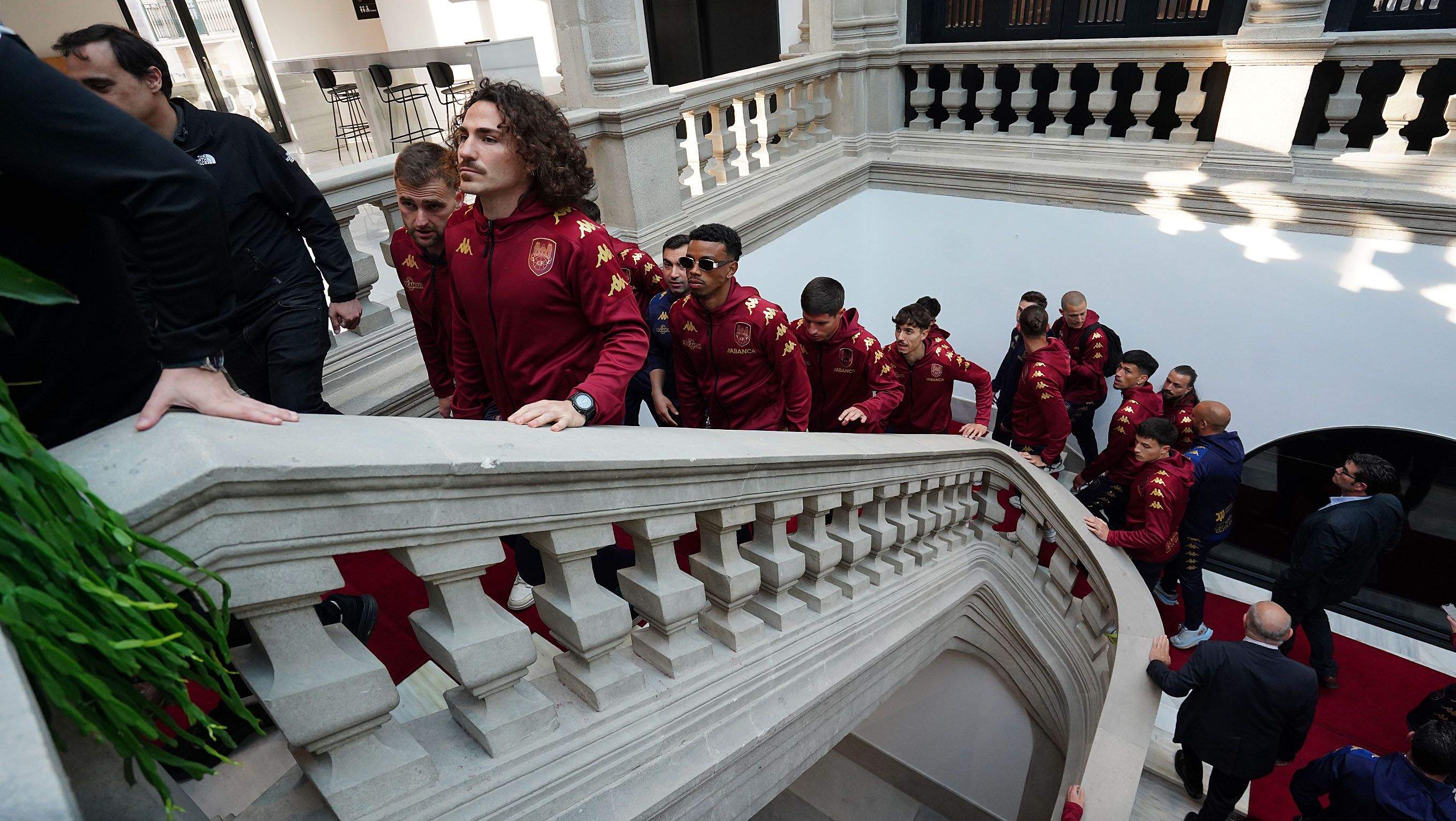 Recepción al Pontevedra CF en la Casa Consistorial Recepción al Pontevedra CF en la Casa Consistorial