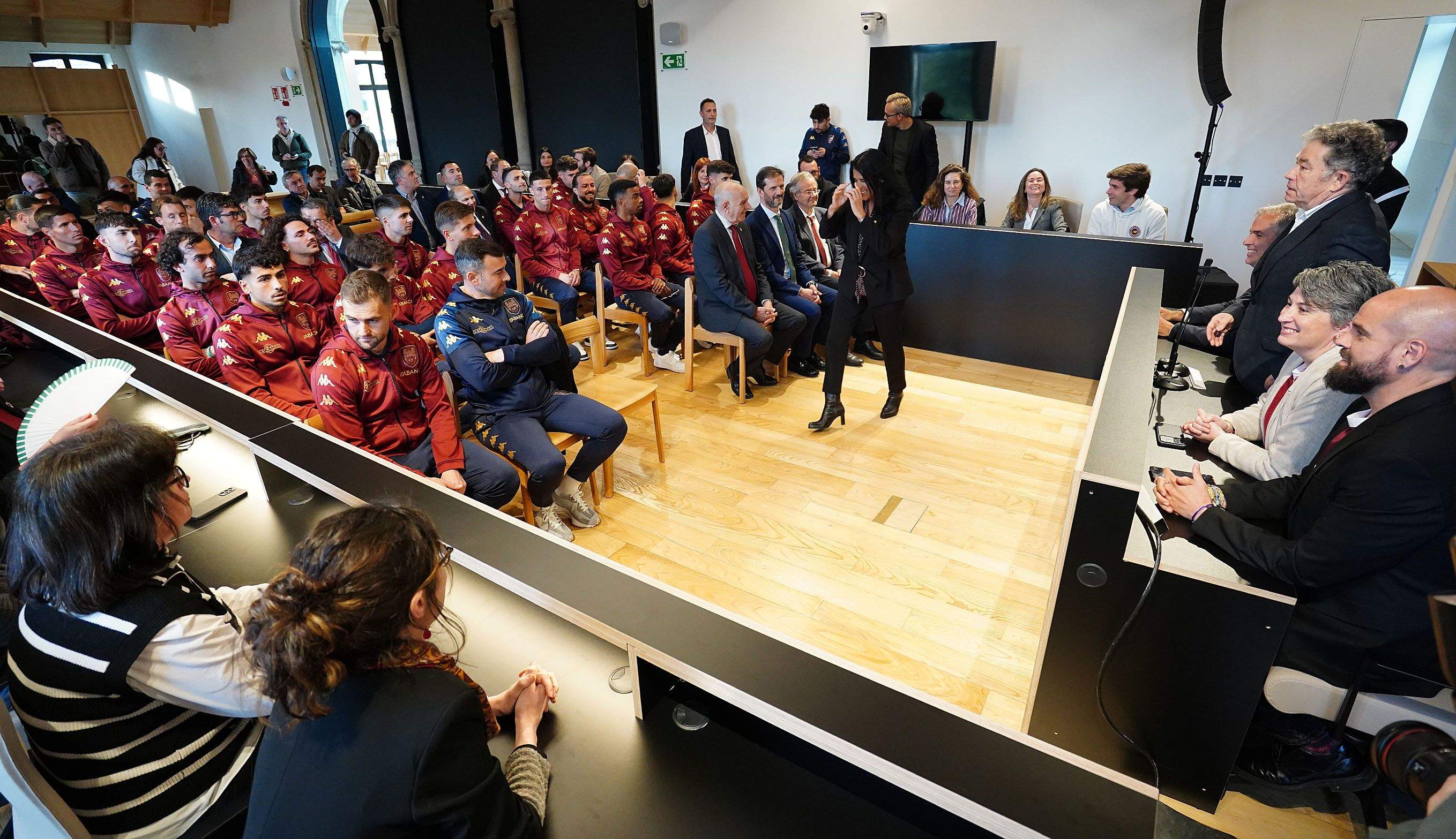 Recepción al Pontevedra CF en la Casa Consistorial Recepción al Pontevedra CF en la Casa Consistorial