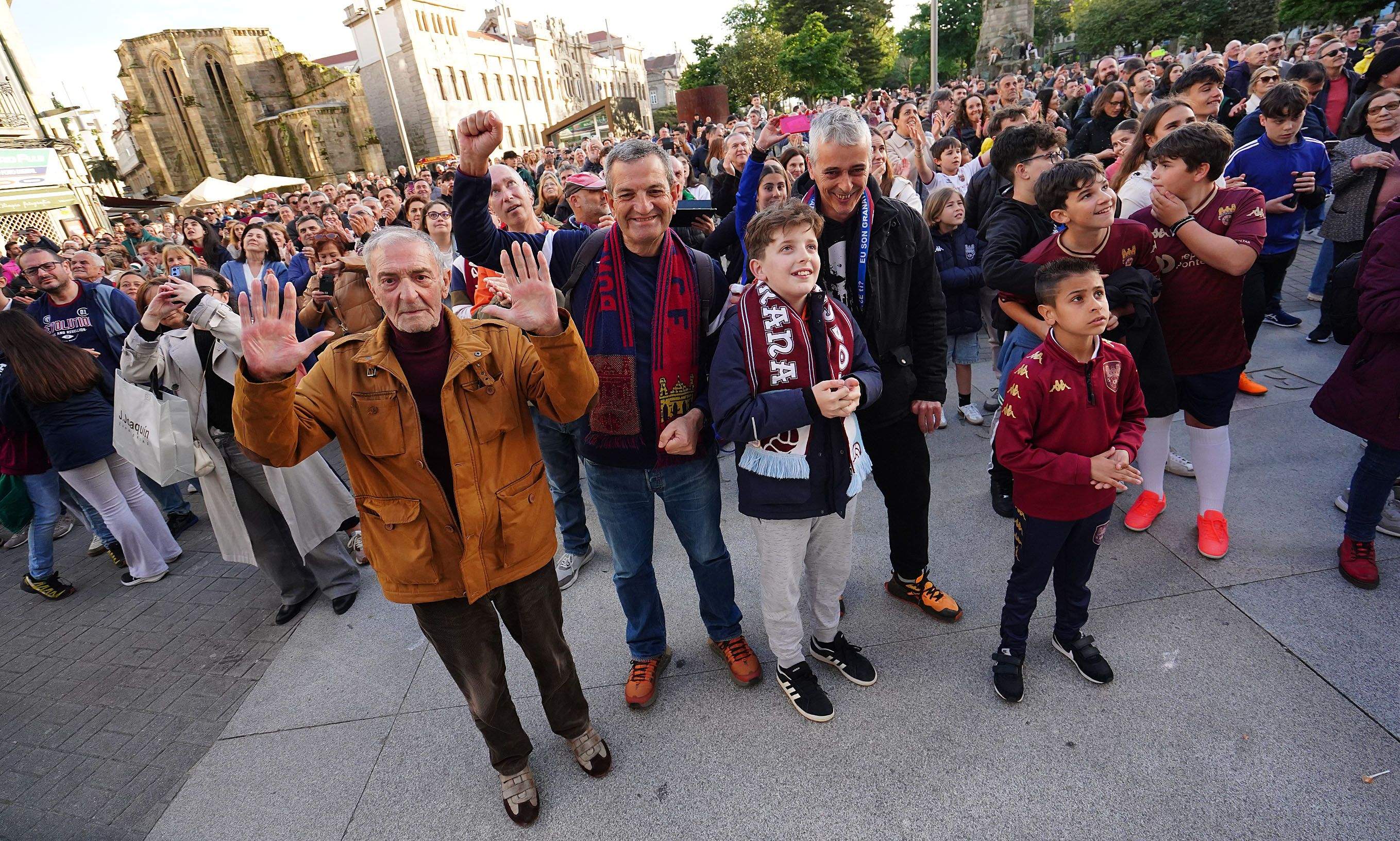 Recepción al Pontevedra CF en la Casa Consistorial Recepción al Pontevedra CF en la Casa Consistorial