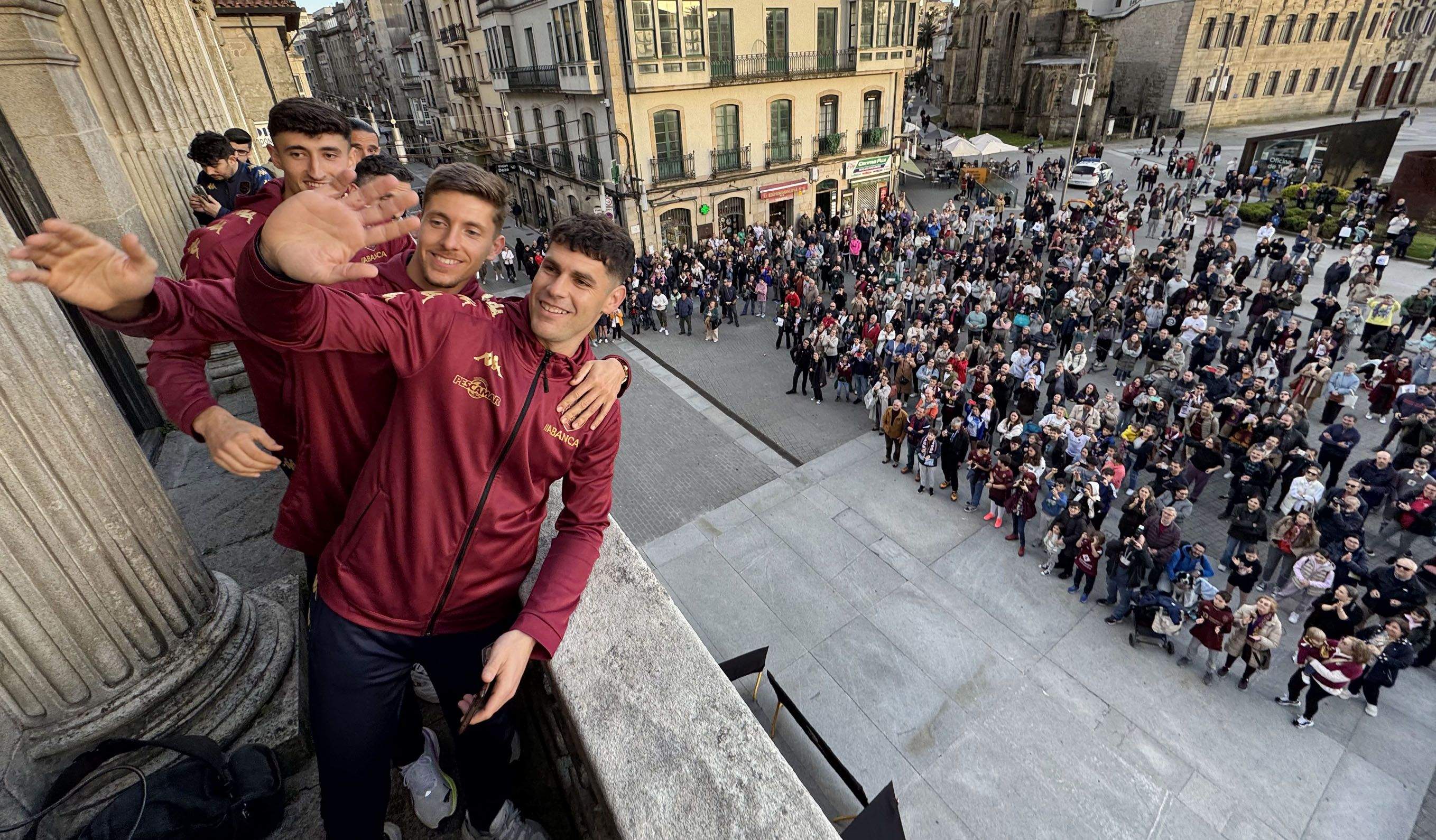 Recepción al Pontevedra CF en la Casa Consistorial Recepción al Pontevedra CF en la Casa Consistorial