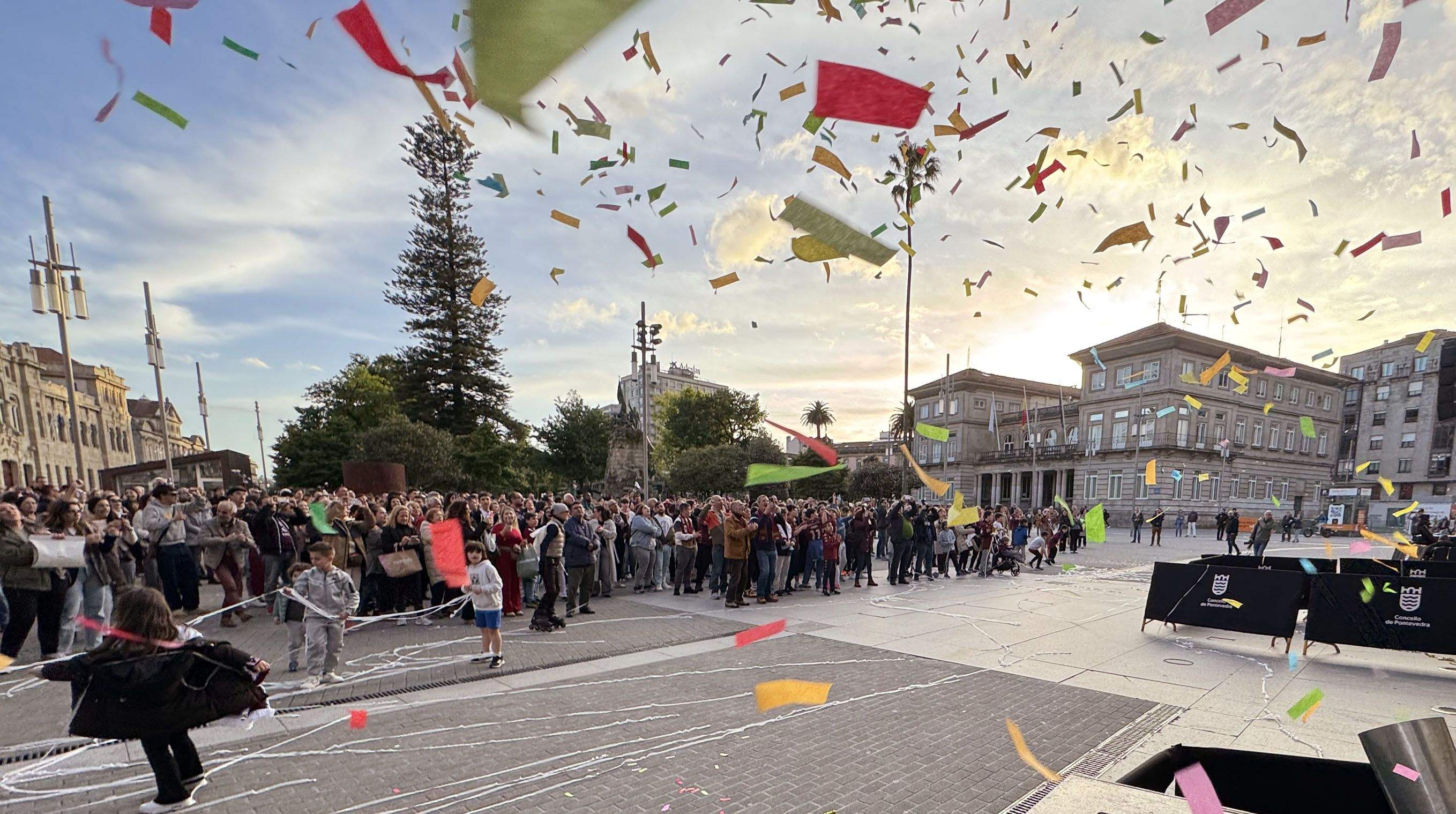 Recepción al Pontevedra CF en la Casa Consistorial Recepción al Pontevedra CF en la Casa Consistorial