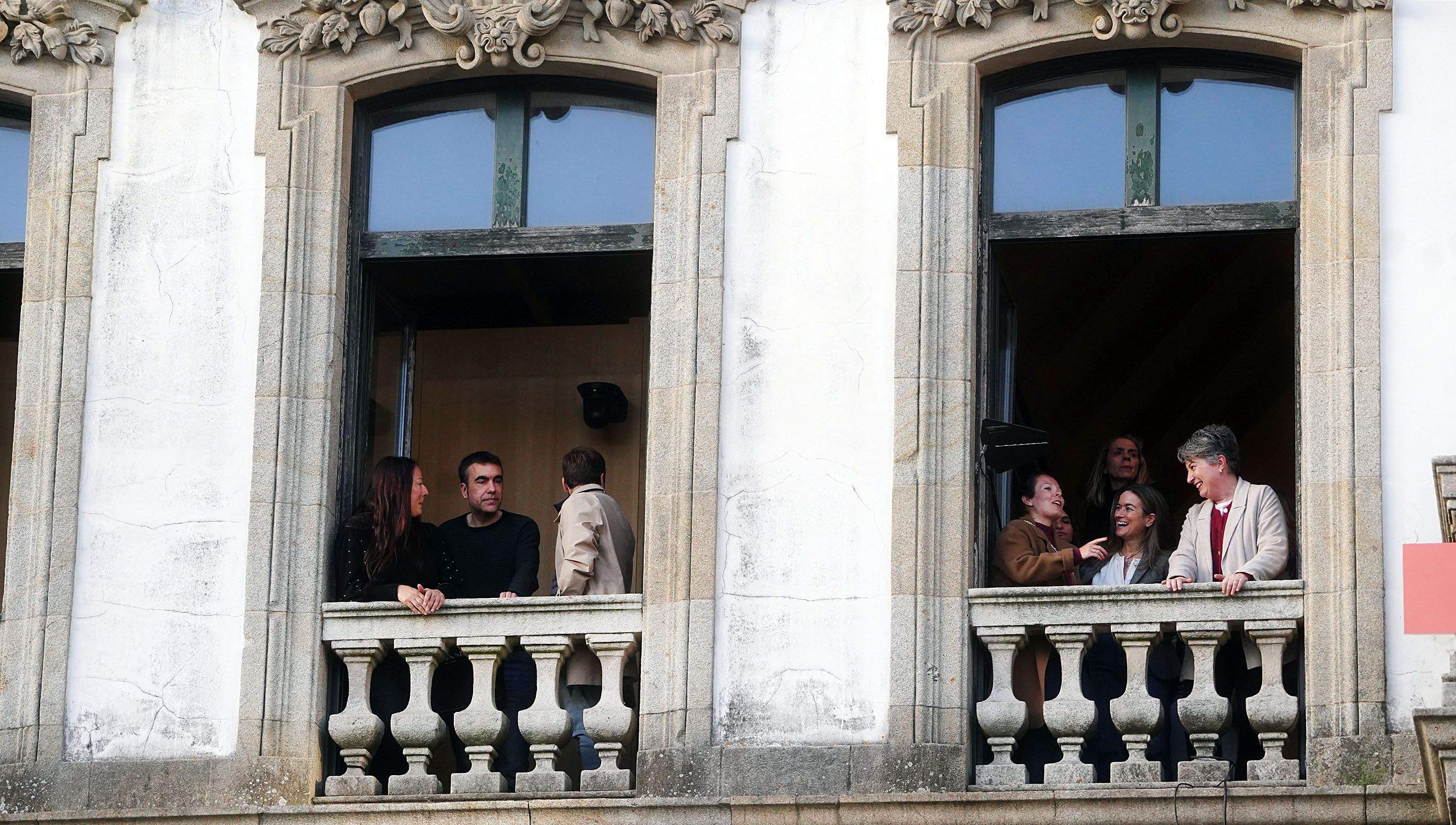 Recepción al Pontevedra CF en la Casa Consistorial Recepción al Pontevedra CF en la Casa Consistorial