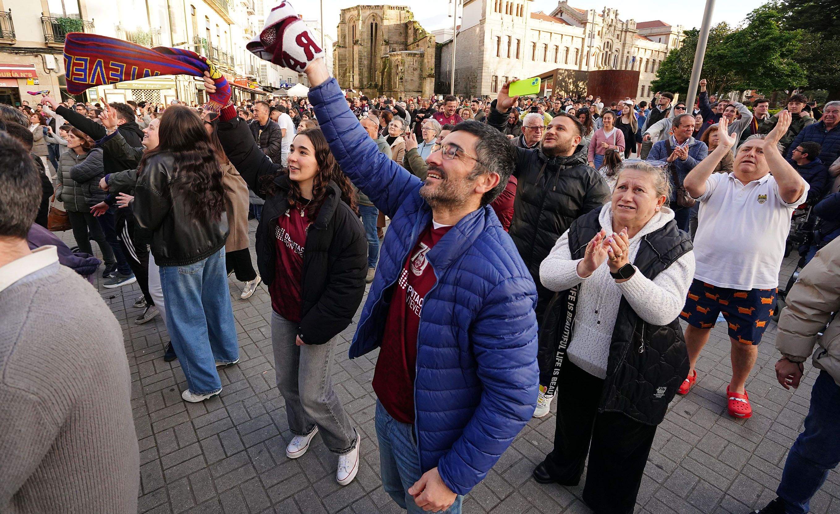 Recepción al Pontevedra CF en la Casa Consistorial Recepción al Pontevedra CF en la Casa Consistorial