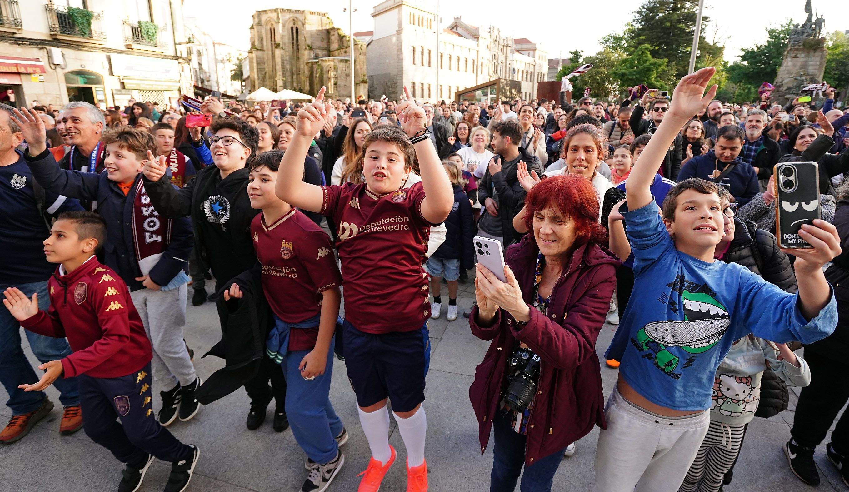 Recepción al Pontevedra CF en la Casa Consistorial Recepción al Pontevedra CF en la Casa Consistorial