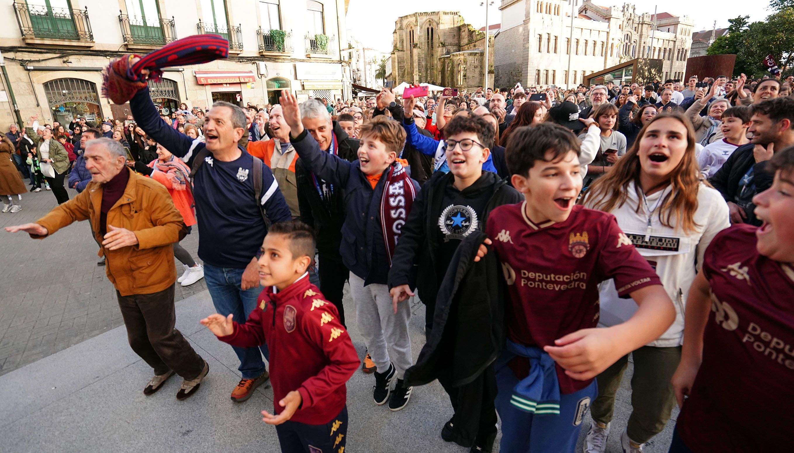 Recepción al Pontevedra CF en la Casa Consistorial Recepción al Pontevedra CF en la Casa Consistorial