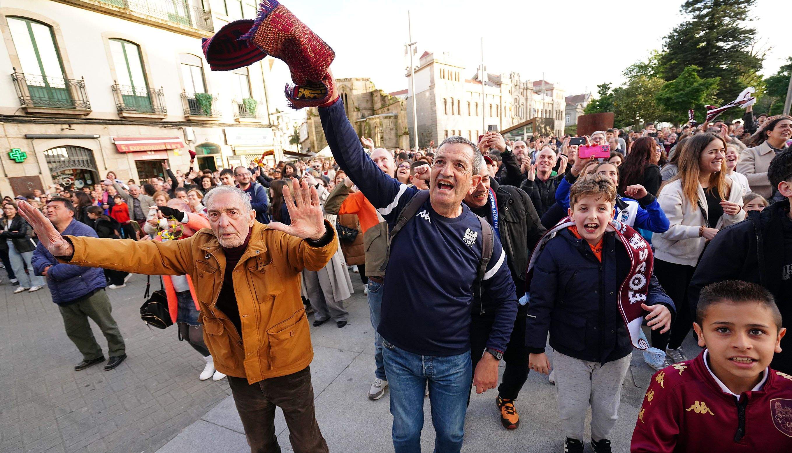 Recepción al Pontevedra CF en la Casa Consistorial Recepción al Pontevedra CF en la Casa Consistorial