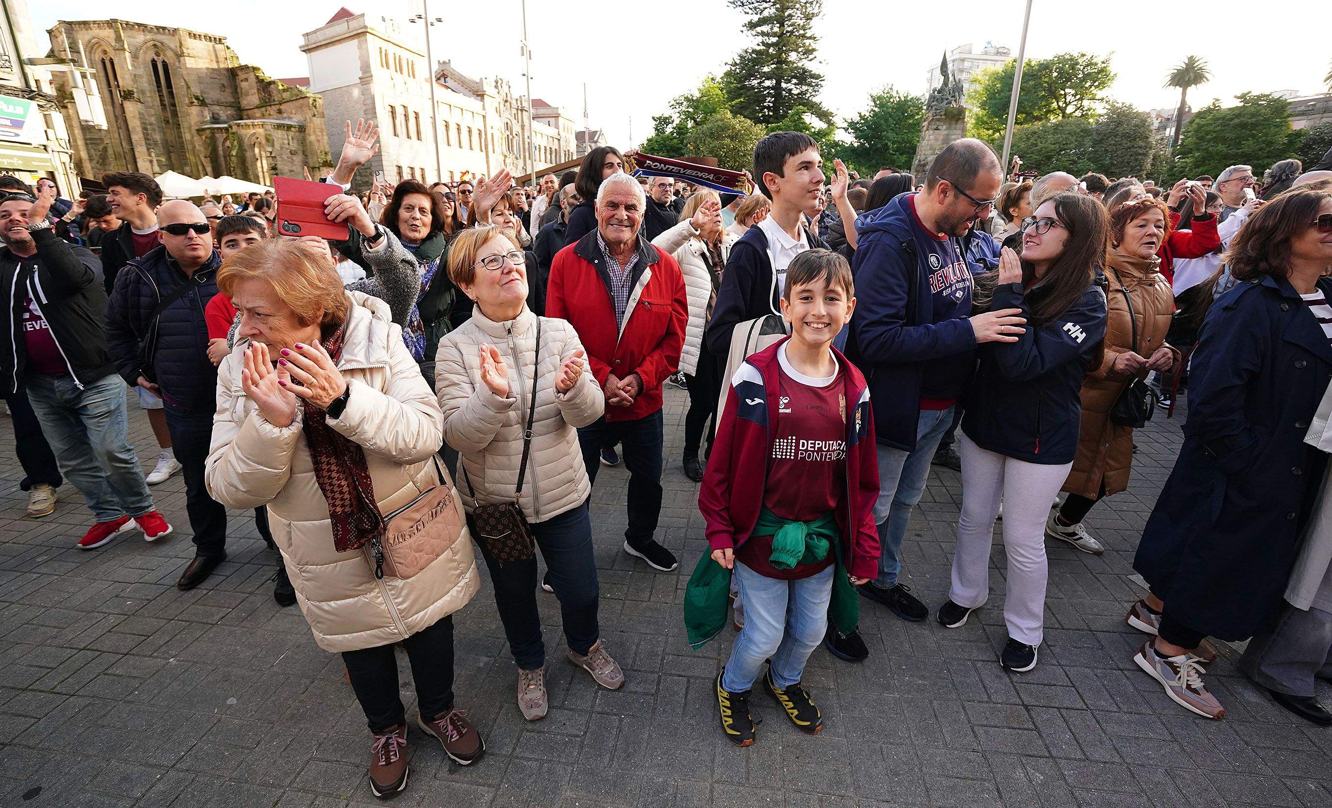 Recepción al Pontevedra CF en la Casa Consistorial Recepción al Pontevedra CF en la Casa Consistorial