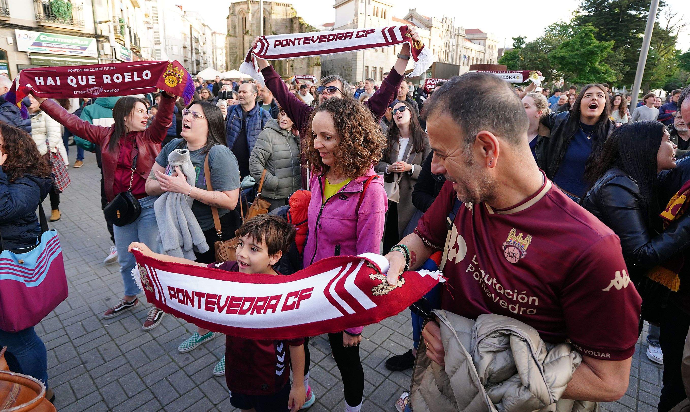 Recepción al Pontevedra CF en la Casa Consistorial Recepción al Pontevedra CF en la Casa Consistorial