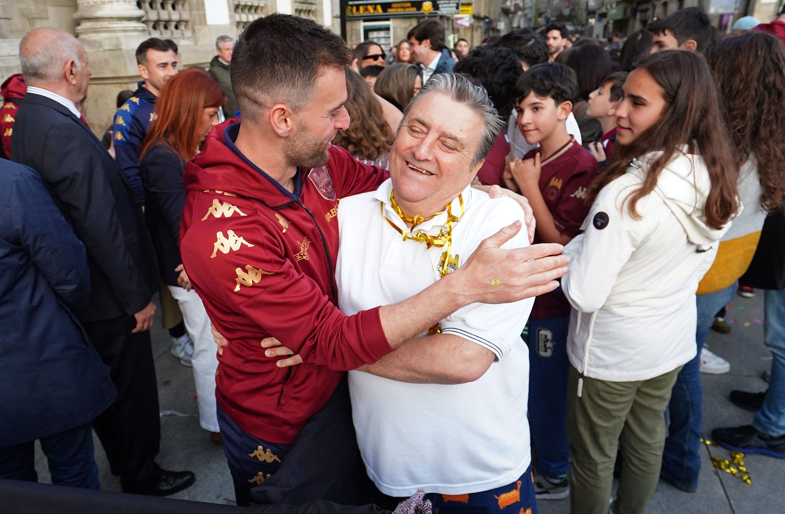 Recepción al Pontevedra CF en la Casa Consistorial Recepción al Pontevedra CF en la Casa Consistorial