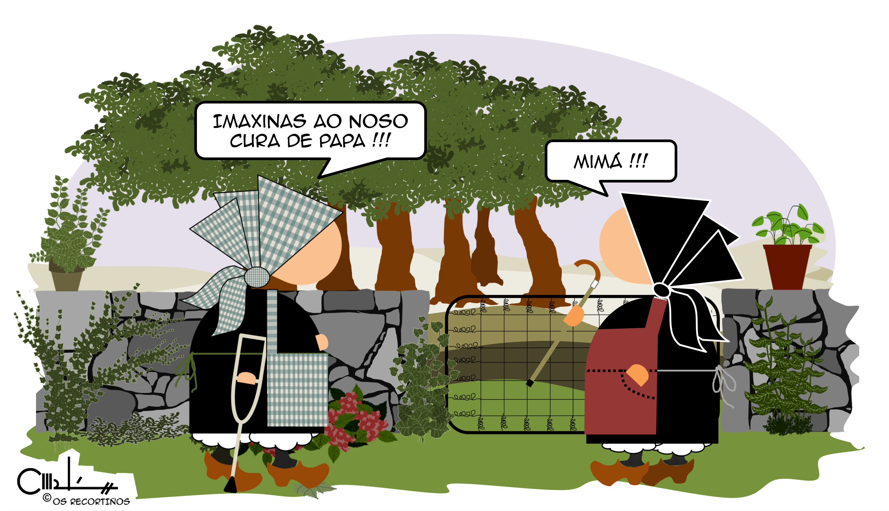 Os Recortiños O NOSO DE CURA PAPA