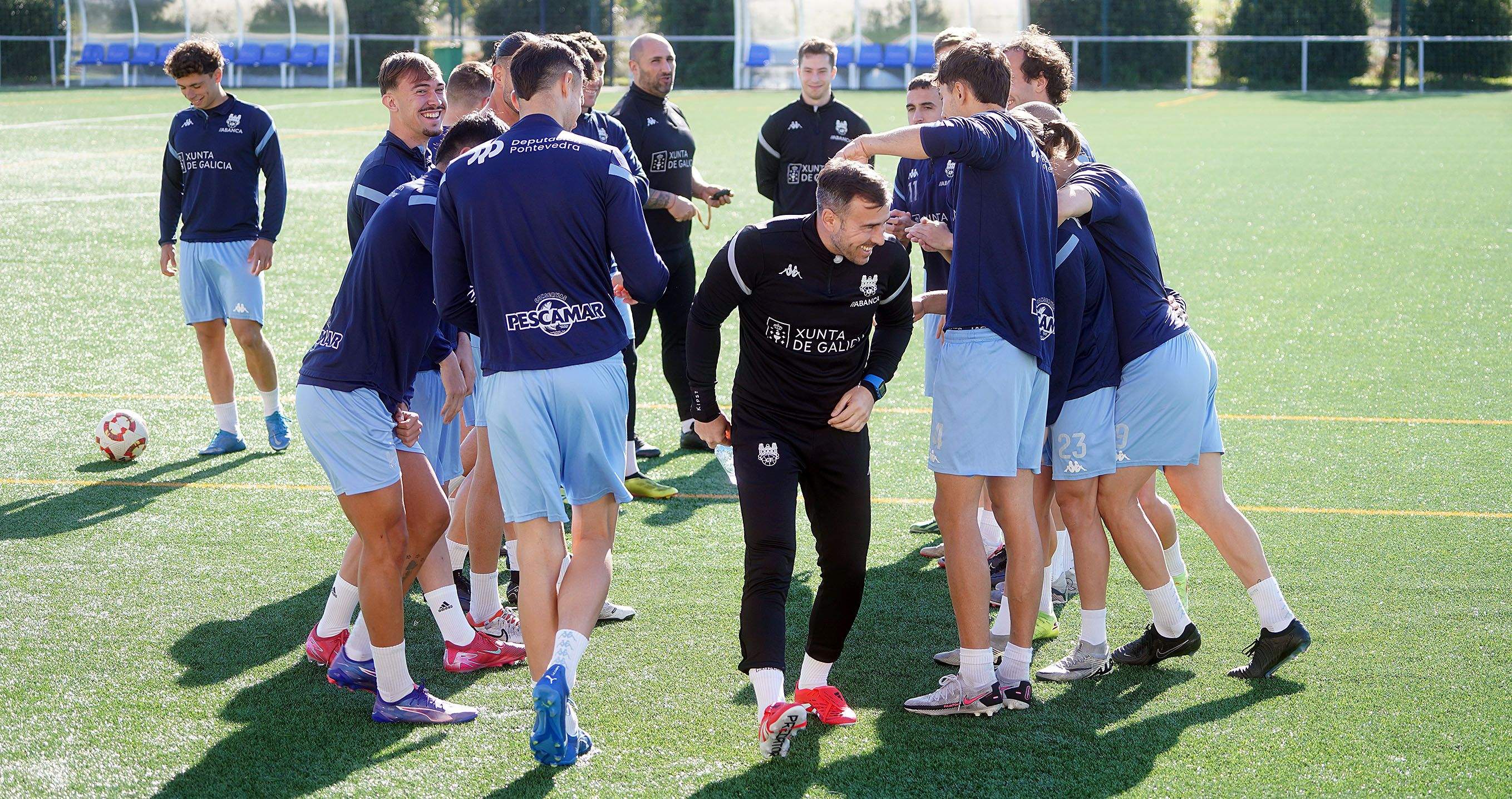 O Pontevedra volve aos adestramentos tras o ascenso a Primeira RFEF