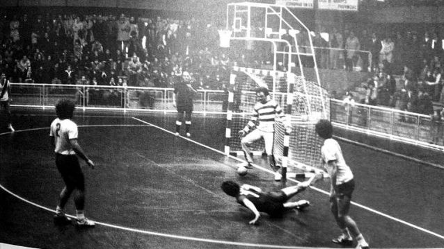 Imaxe histórica dun partido do Teucro nos anos 60 Imaxe histórica dun partido do Teucro nos anos 60