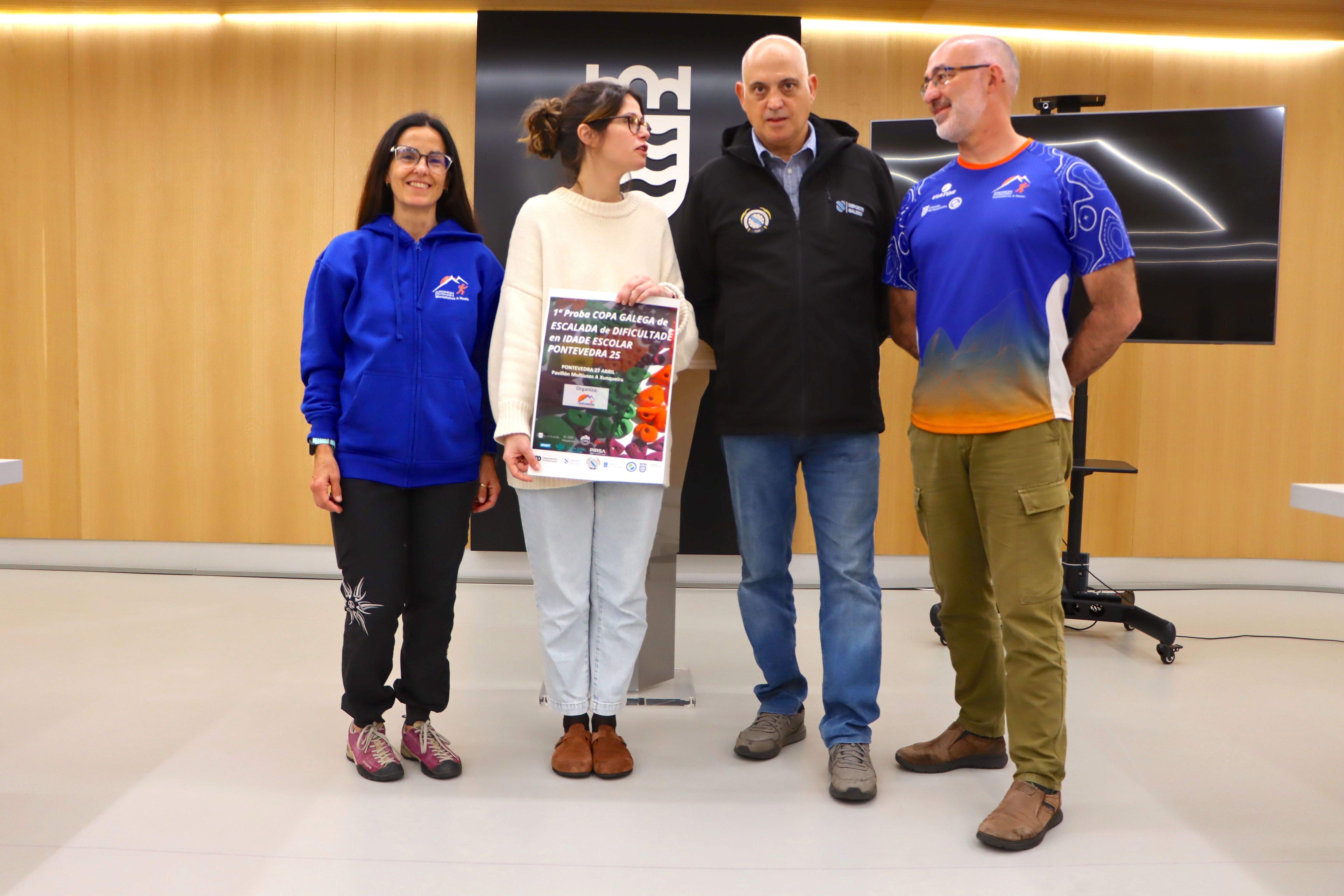 Presentación da Proba Copa Galega de Escalada de Dificultade en Idade Escolar