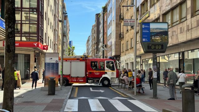 Pontevedra, durante o apagamento xeneralizado da rede eléctrica Pontevedra, durante o apagamento xeneralizado da rede eléctrica