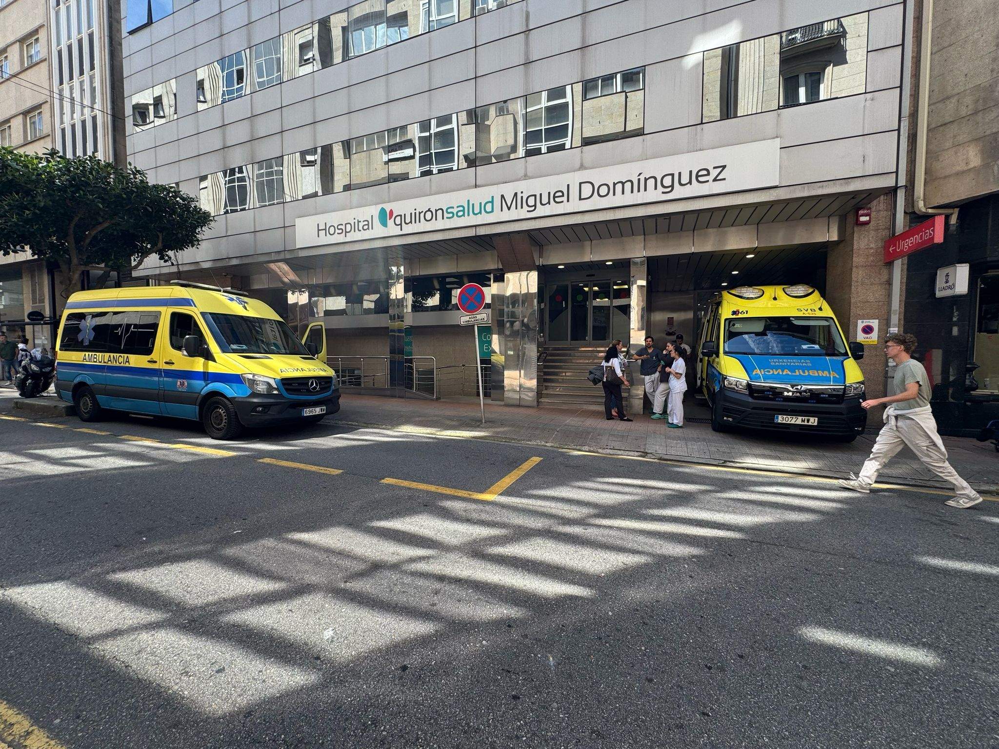 Pontevedra, durante o apagamento xeneralizado da rede eléctrica