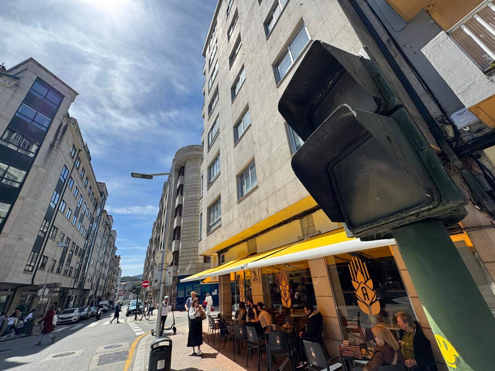 Pontevedra, durante o apagamento xeneralizado da rede eléctrica