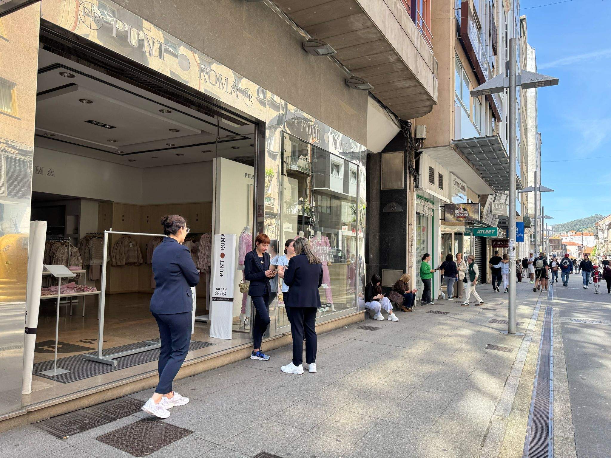 Pontevedra, durante o apagamento xeneralizado da rede eléctrica