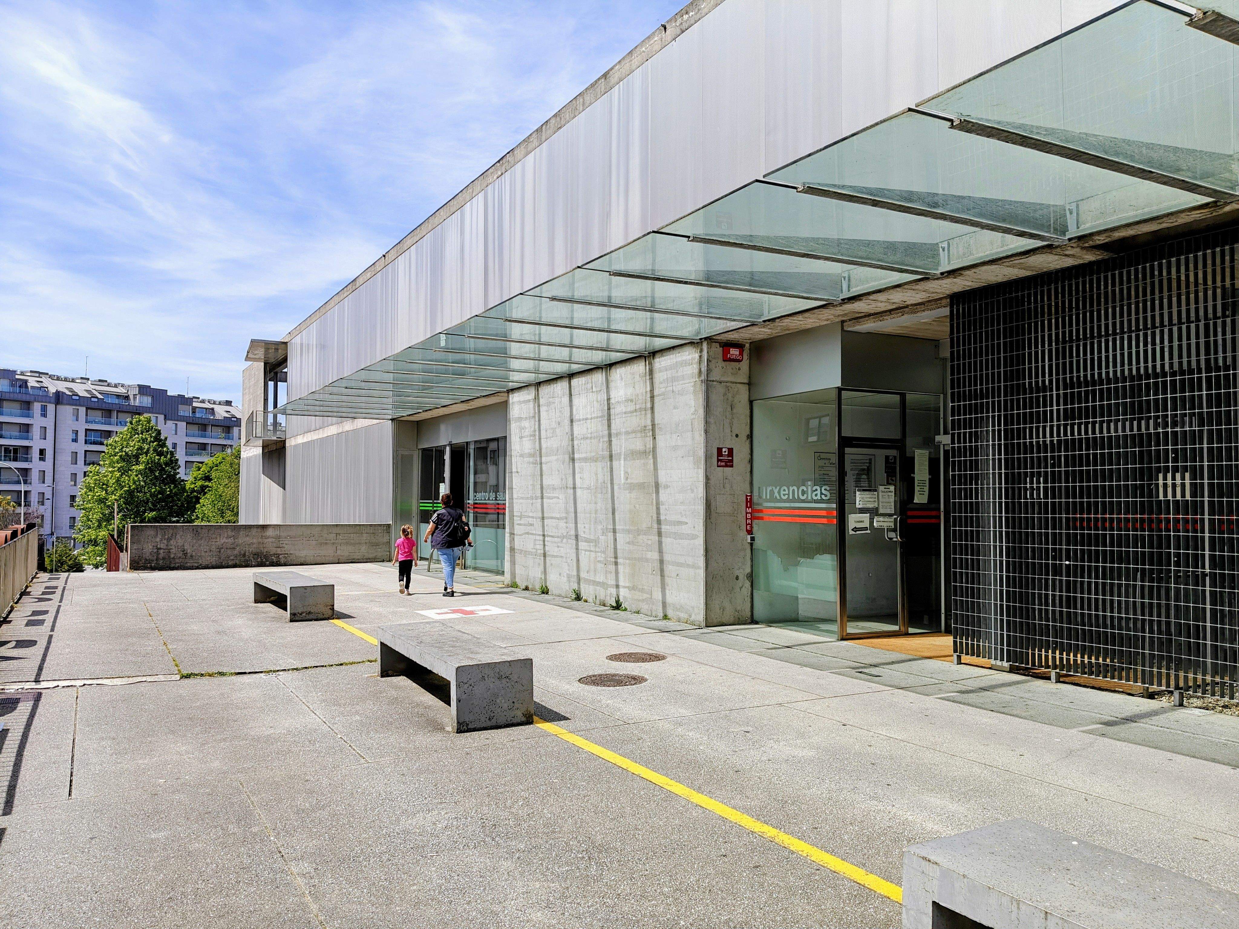 Centro de salud de A Parda en la tarde del apagón Centro de salud de A Parda en la tarde del apagón