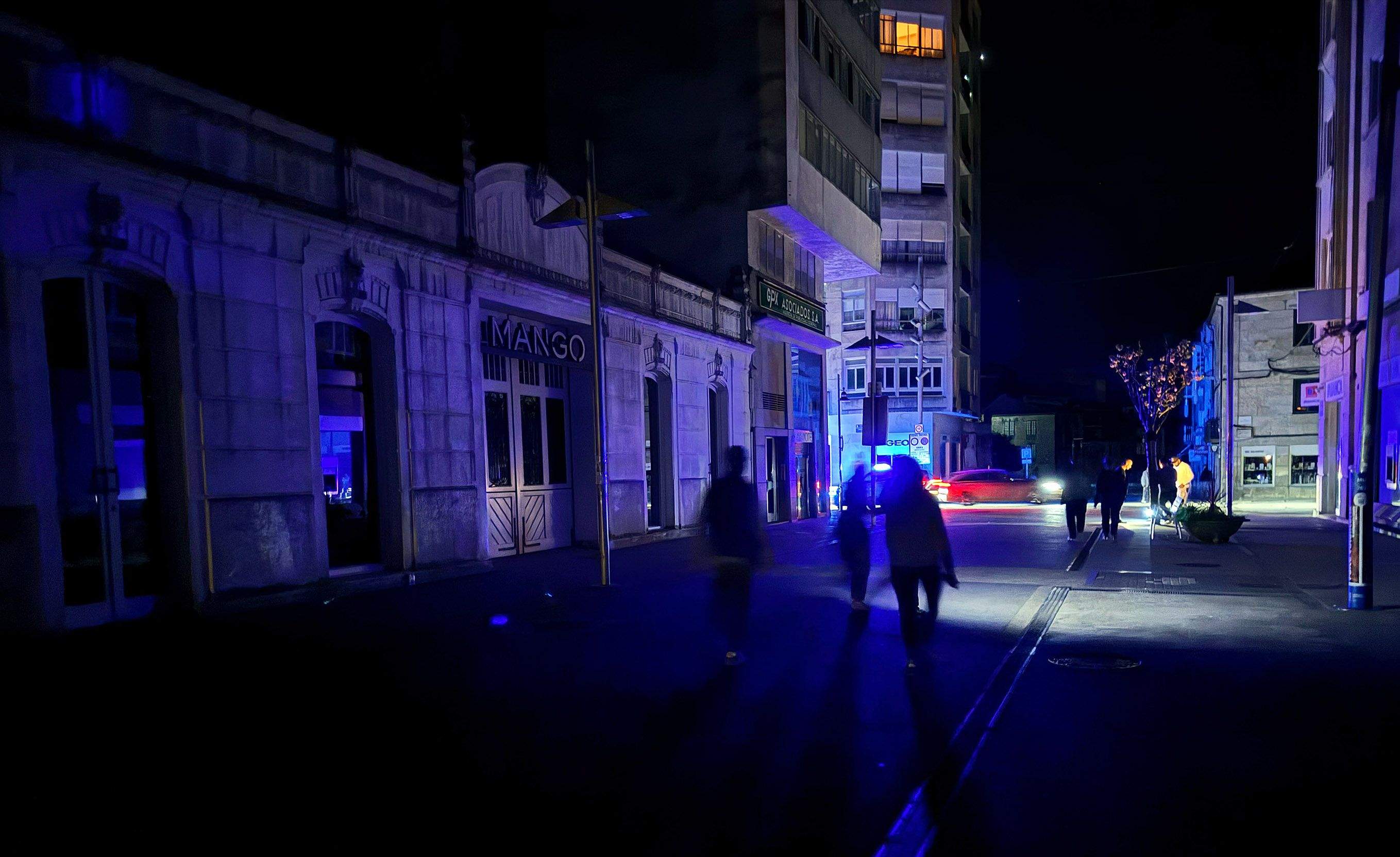 Así se viviu o apagón eléctrico durante a noite do luns 28 de abril