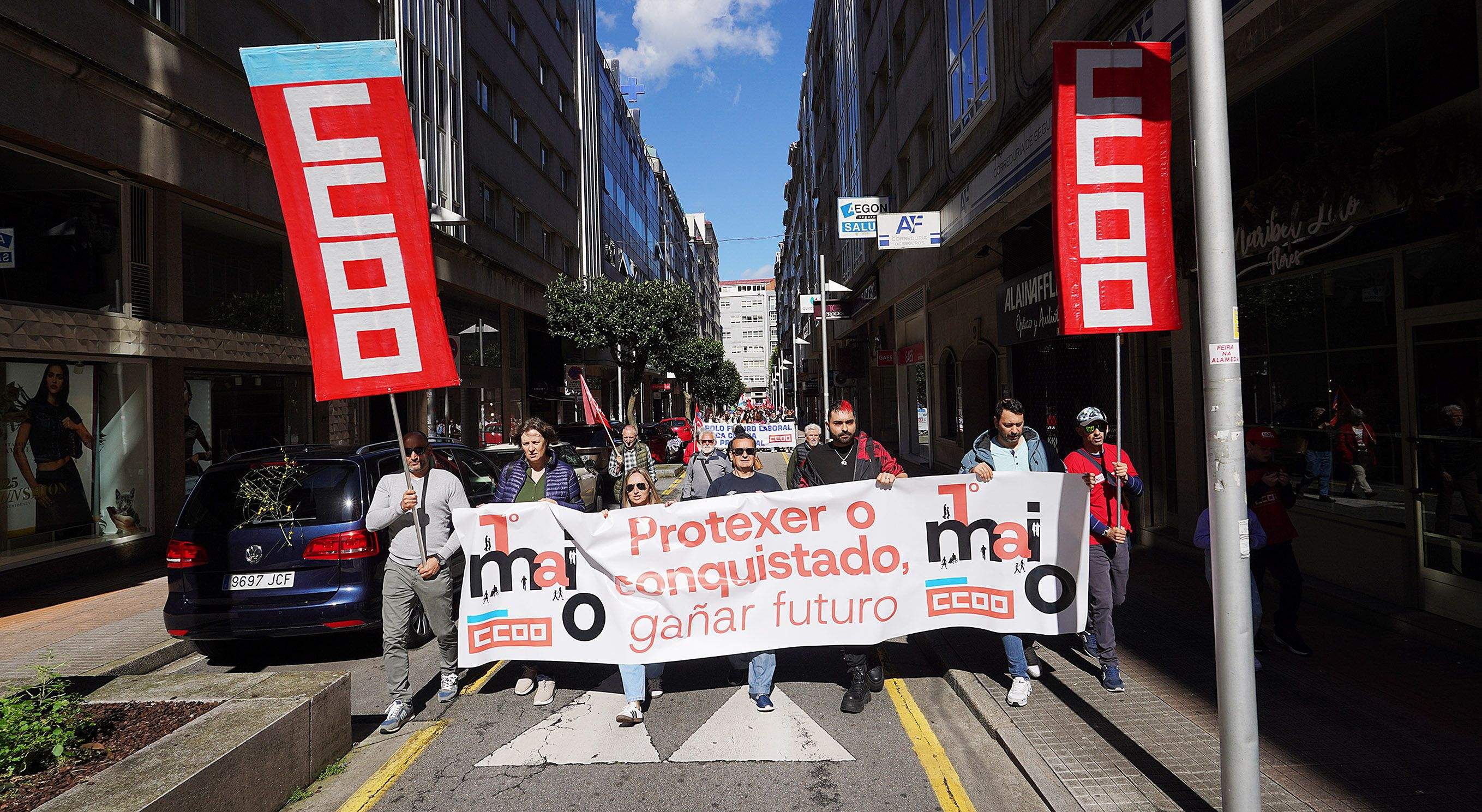 Manifestación de CCOO el 1 de mayo de 2025