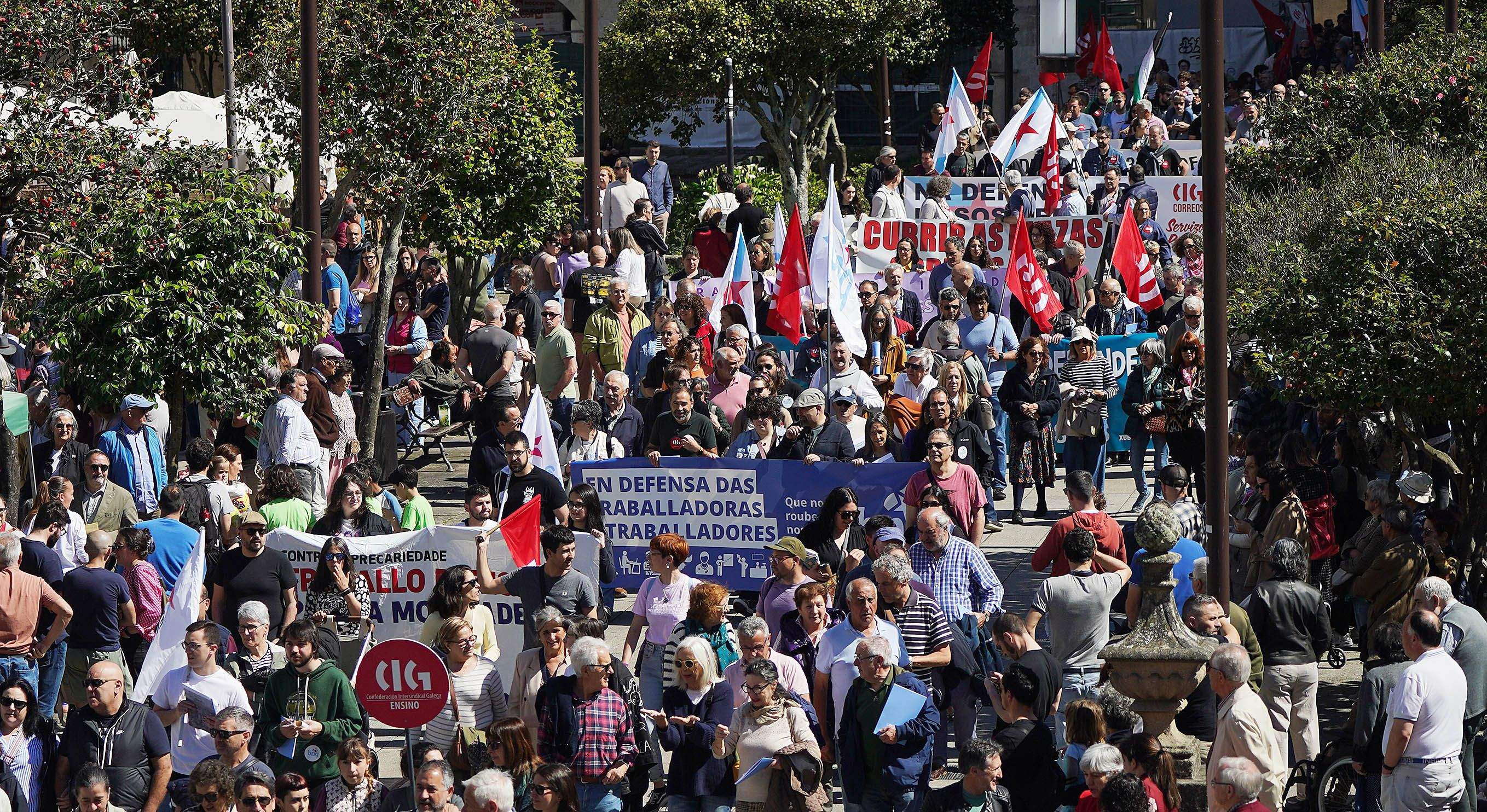 Manifestación de CIG el 1 de mayo de 2025