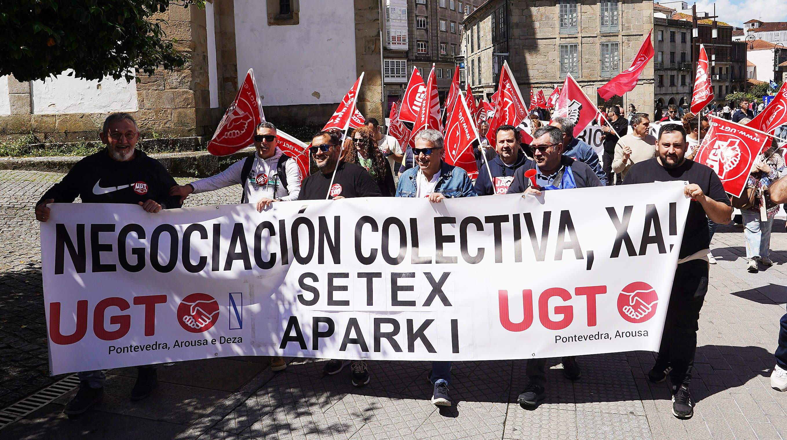 Manifestación de UGT o 1 de maio de 2025