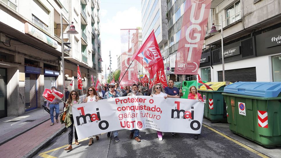 Manifestación de UGT o 1 de maio de 2025 Manifestación de UGT o 1 de maio de 2025