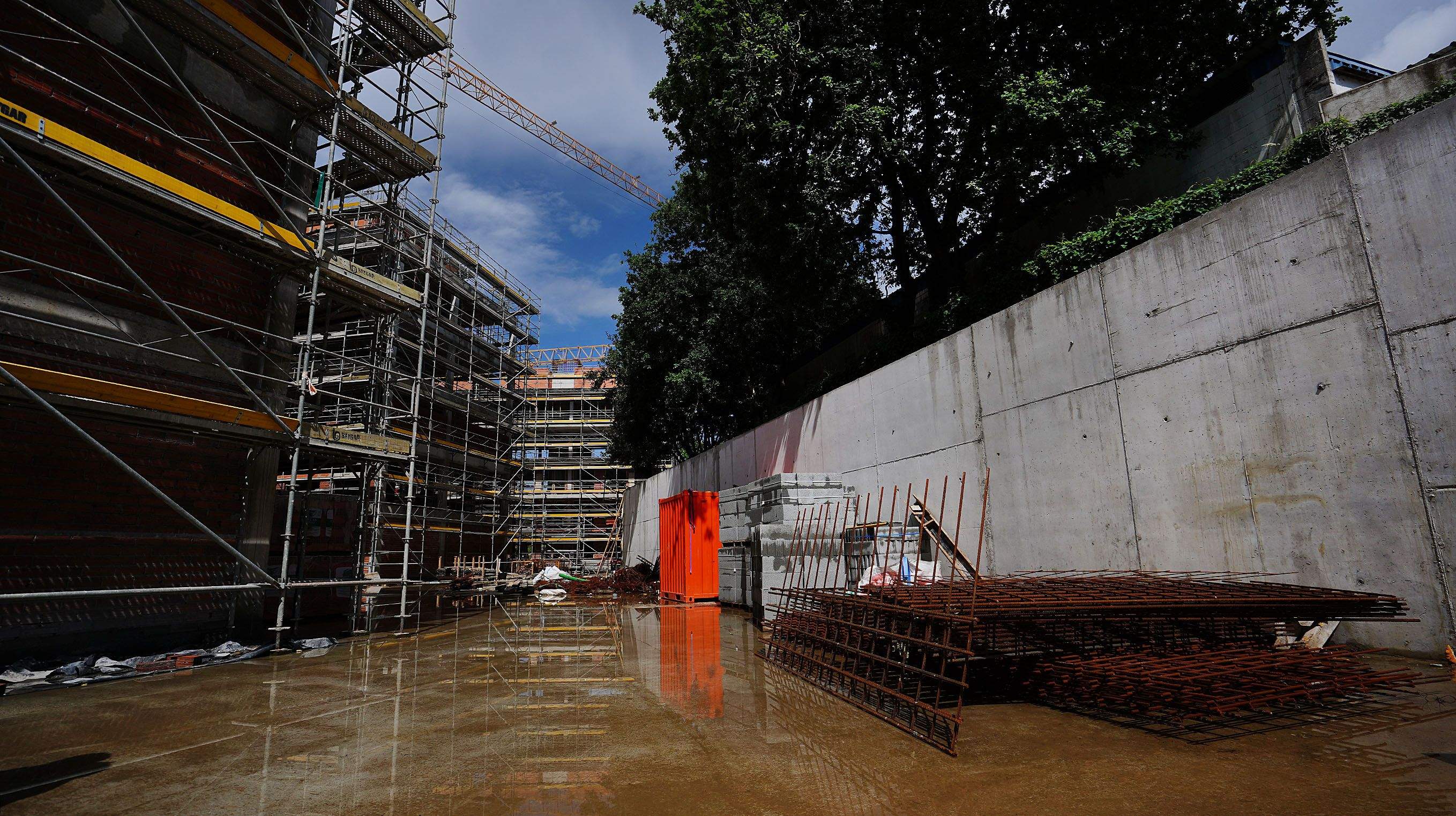 Vivendas públicas en construción en Valdecorvos Vivendas públicas en construción en Valdecorvos