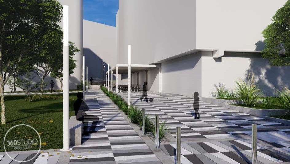 Proyecto de humanización del acceso a la plaza de Travesía Areal
