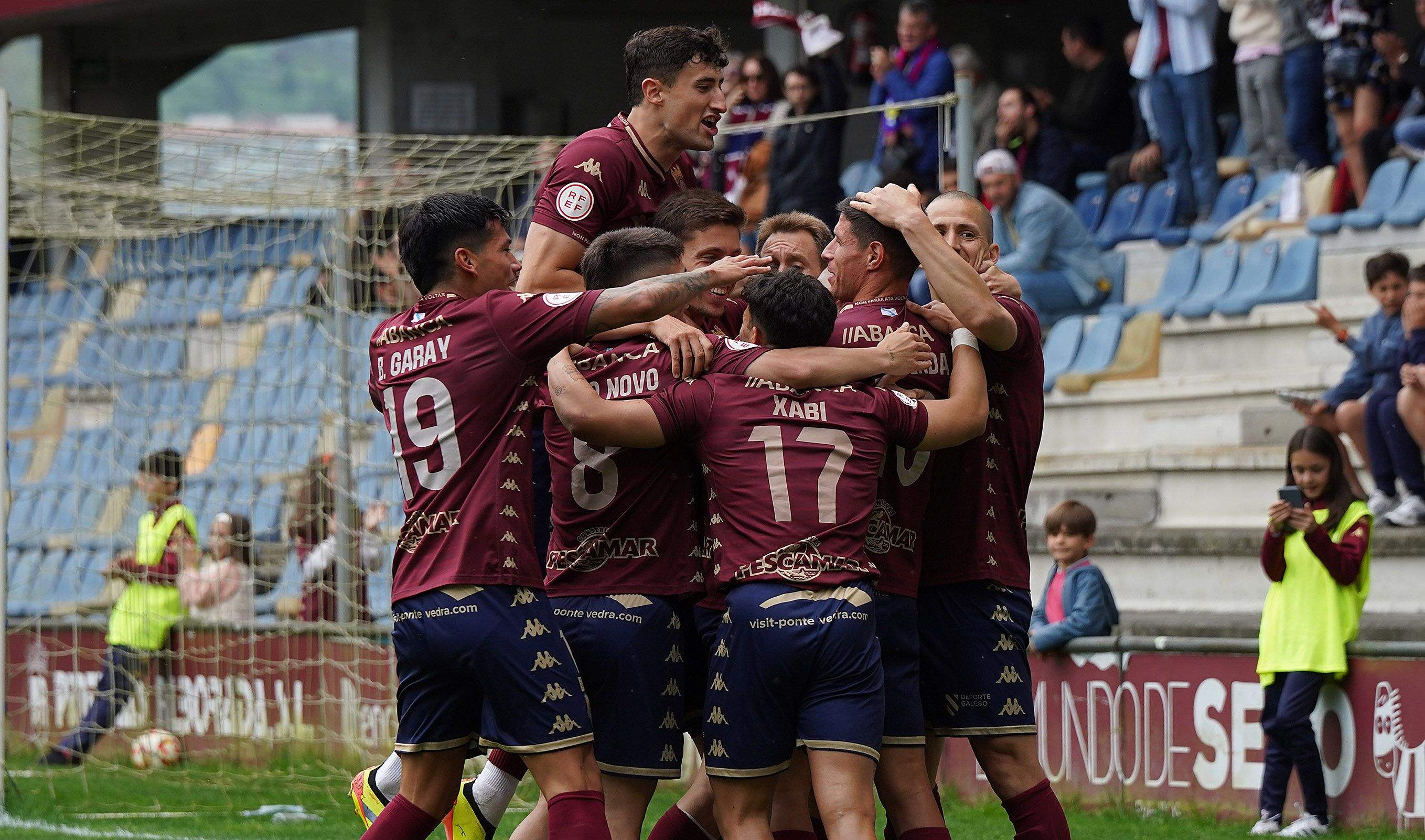 Partido Pontevedra CF - Real Ávila en Pasarón