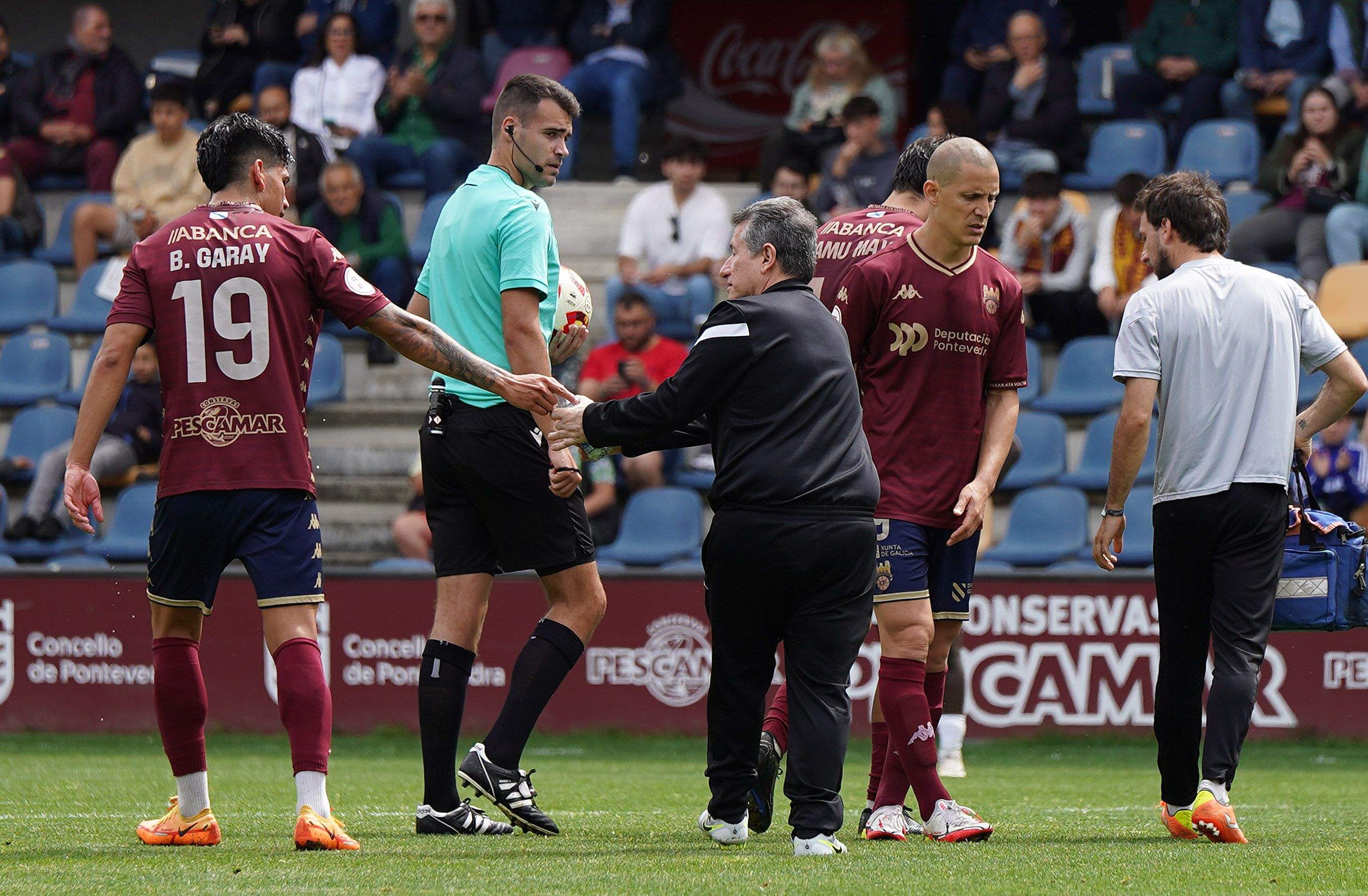 Partido Pontevedra CF - Real Ávila en Pasarón
