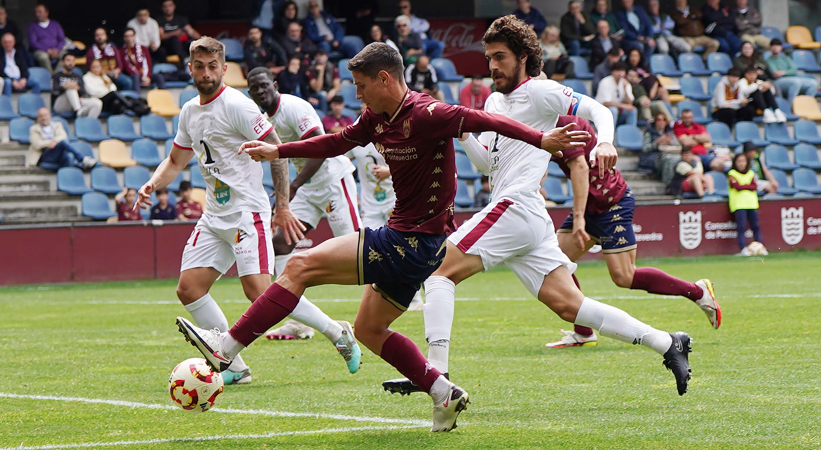 Partido Pontevedra CF - Real Ávila en Pasarón