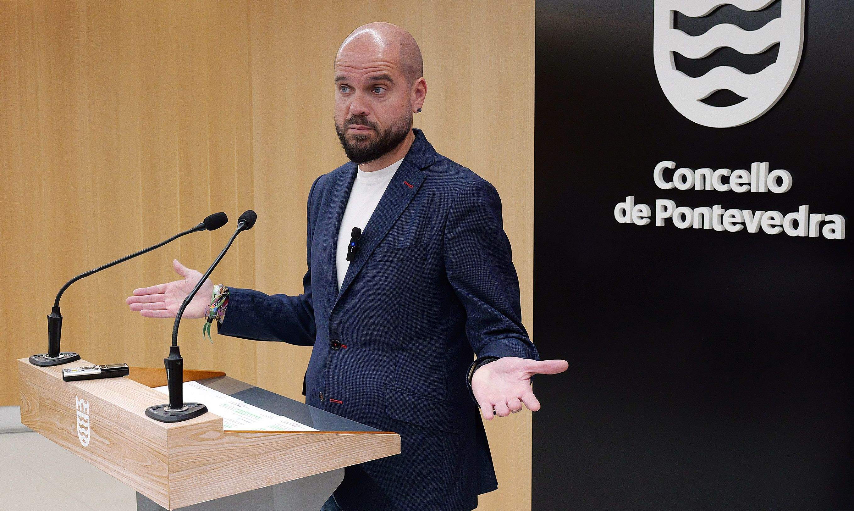 Iván Puentes, portavoz municipal do PSdeG-PSOE