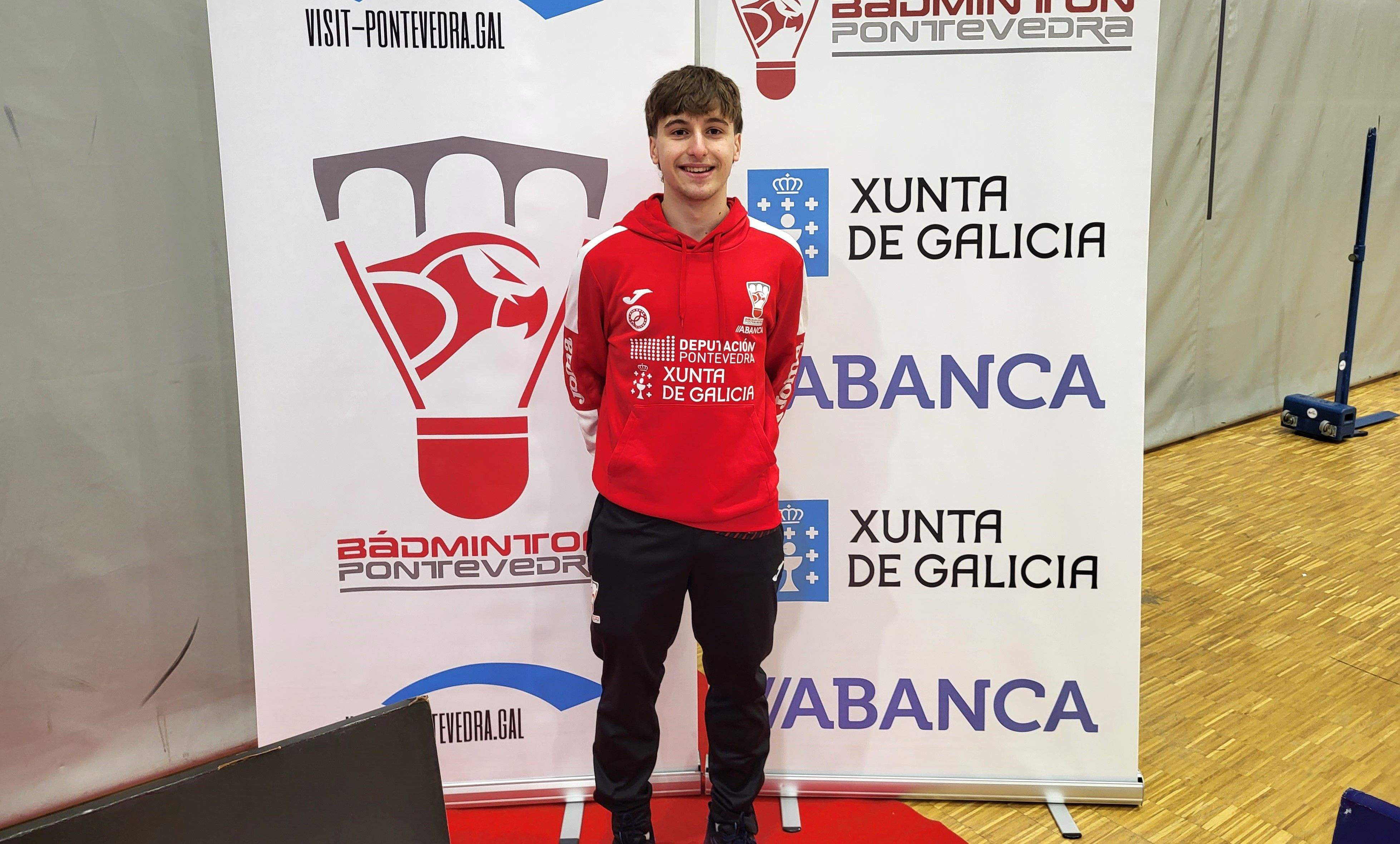 Raúl Bergua, jugador del Bádminton Ravachol
