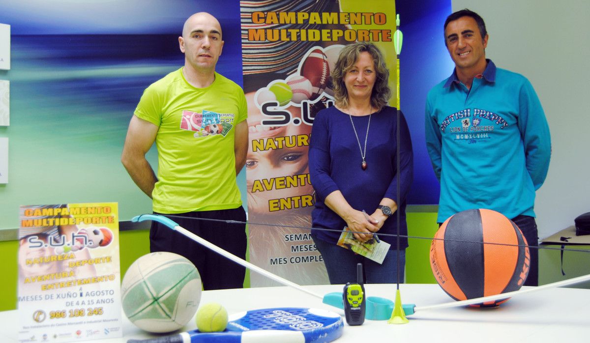 Presentación del campamento multideporte del gimnasio Suh en el Casino Mercantil