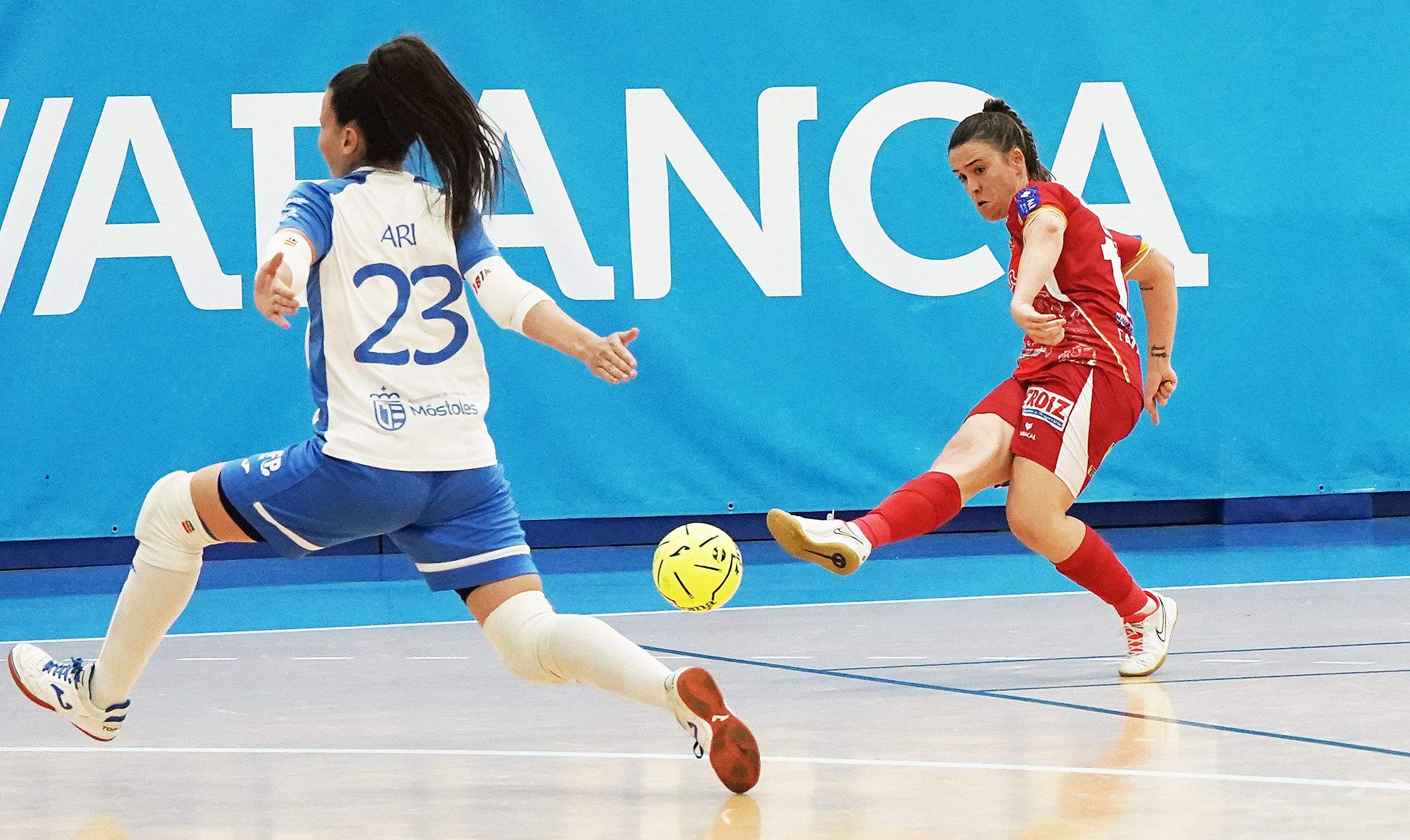 Chuli, en el partido entre Poio Pescamar y Móstoles