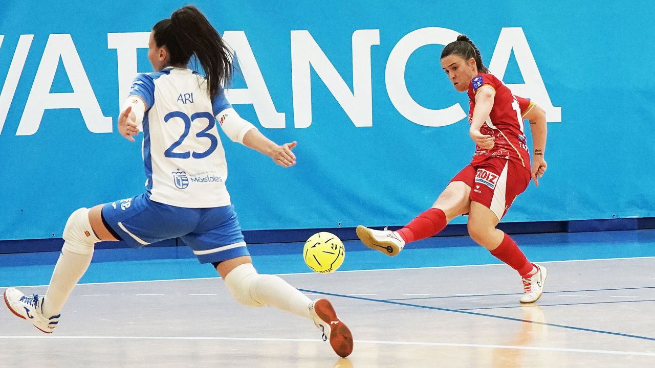 Chuli, no partido entre Poio Pescamar e Móstoles