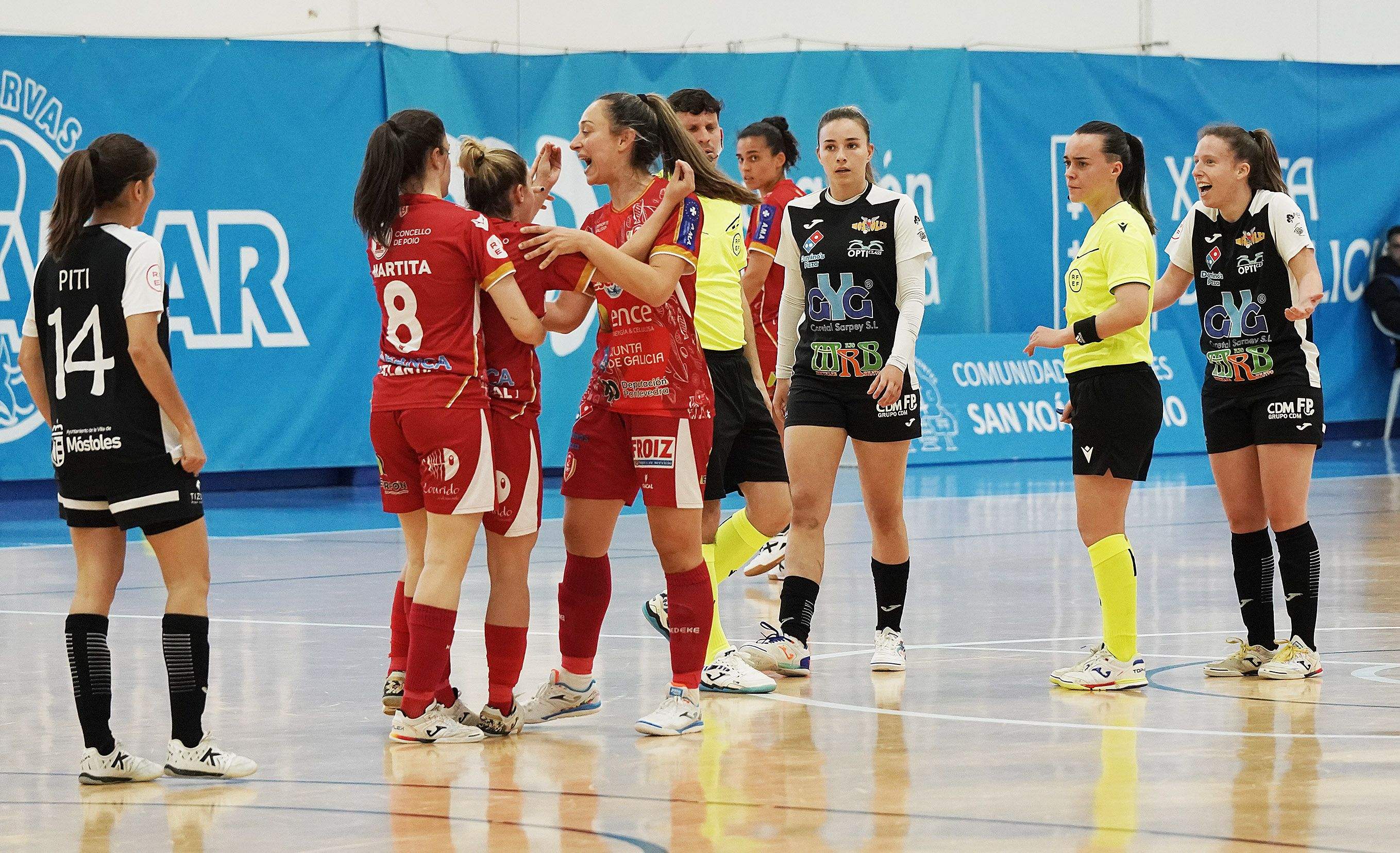 Partido entre el Poio Pescamar y Móstoles en A Seca Partido entre el Poio Pescamar y Móstoles en A Seca