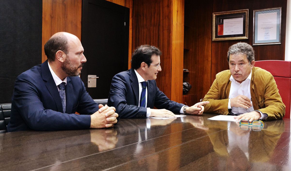 Juan Carlos Abeigón, Ramón Jáudenes y Miguel Anxo Fernández Lores