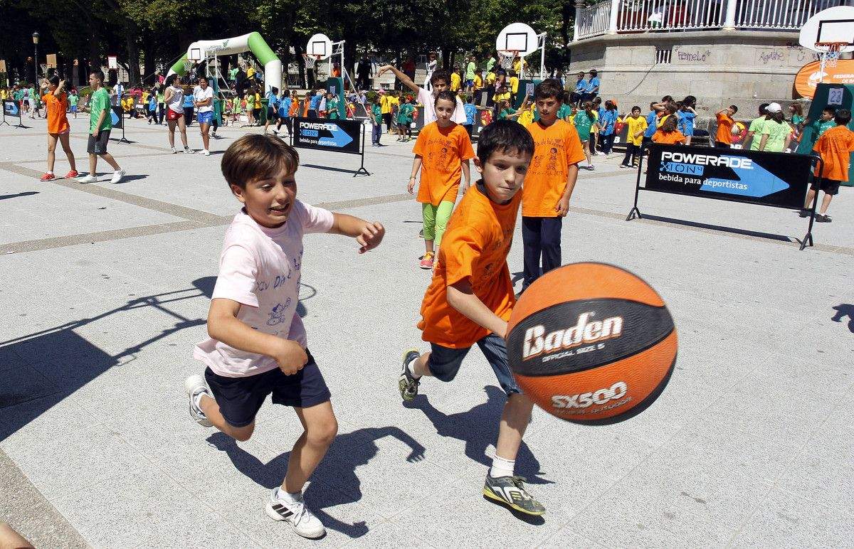 3x3 escolar na rúa organizado polo Arxil