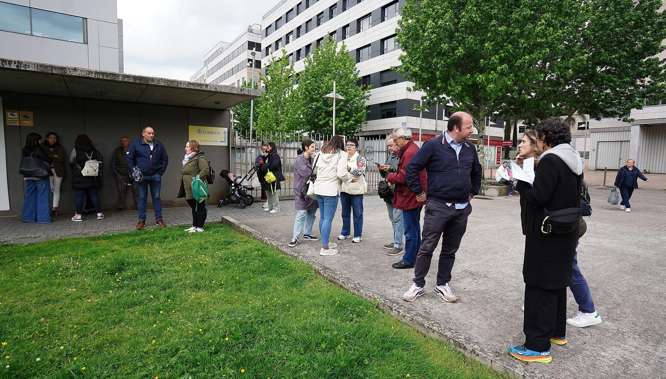 Concentración en Pontevedra de las familias del CEIP San Clemente