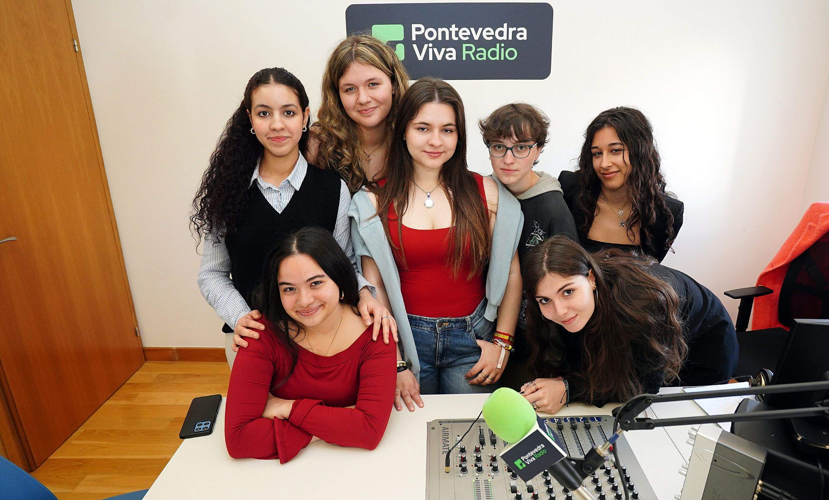 Alumnas de segundo de Bacharelato do Instituto Sánchez Cantón