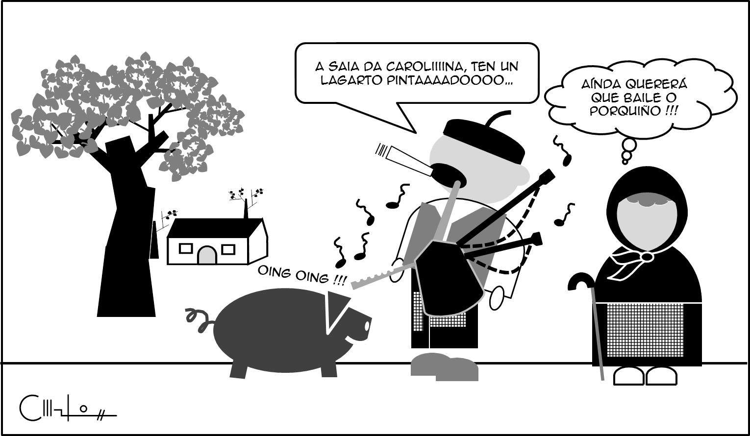 os recortiños seguen de troula
