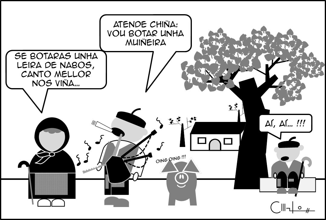 os recortiños nabos e gaita