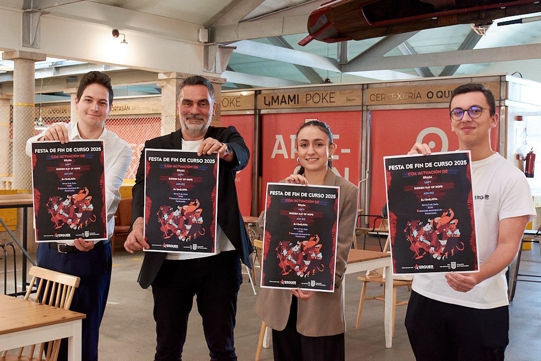 Presentación de la 'Festa de Fin de Curso' organizada por Erguer