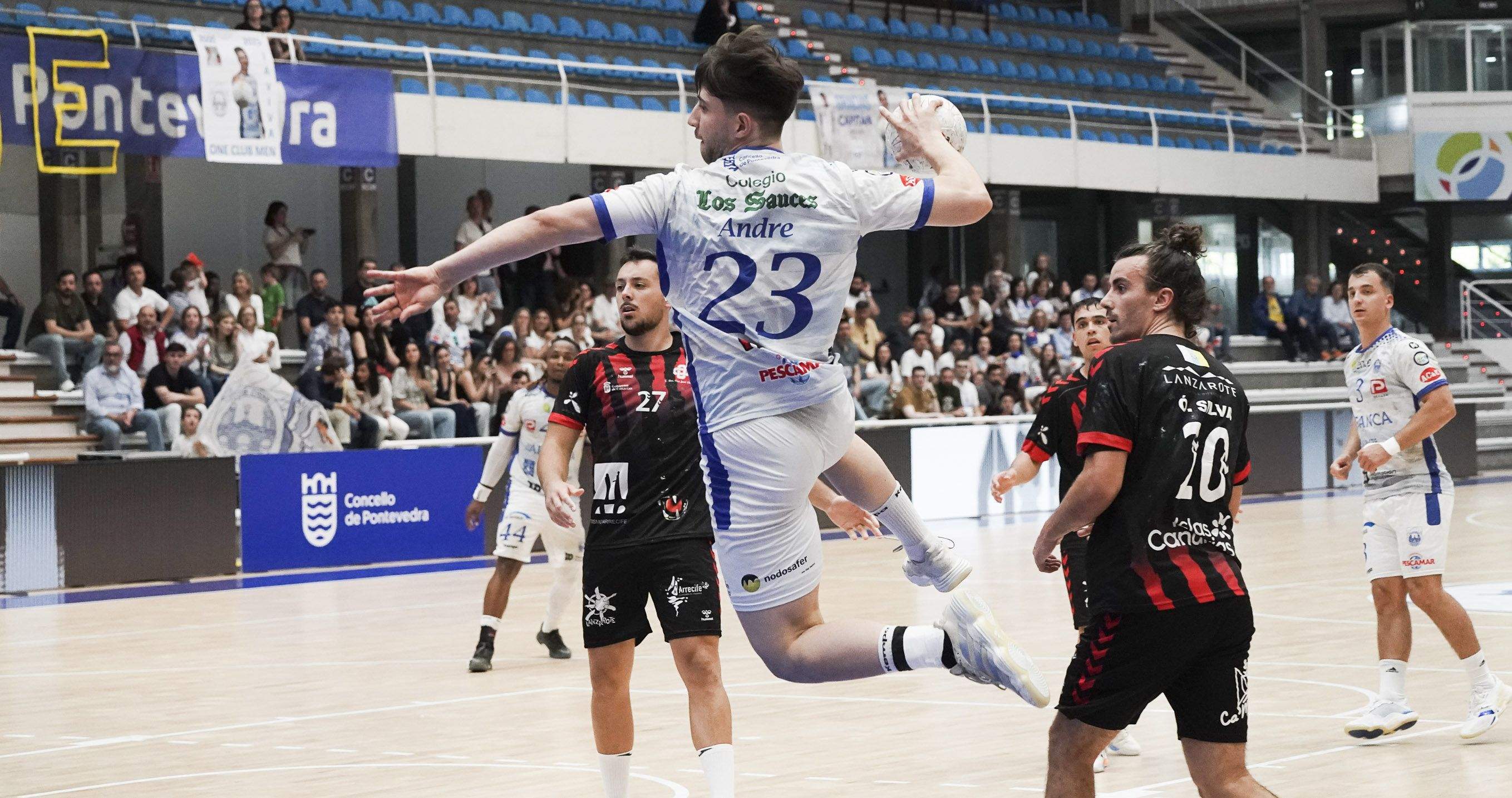 André de Moura, en el partido entre Cisne y Lanzarote en el Municipal